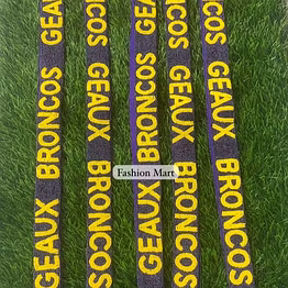 handmade beaded game-day straps for event merchandise