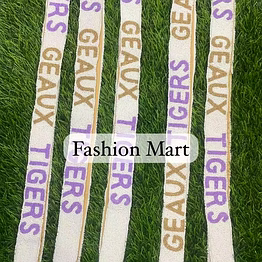 beaded gameday phone straps for fashion accessory lines