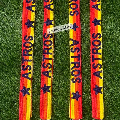 astros beaded purse straps for retail chain merchants