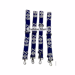 zeta phi beta beaded purse straps for sorority chapters