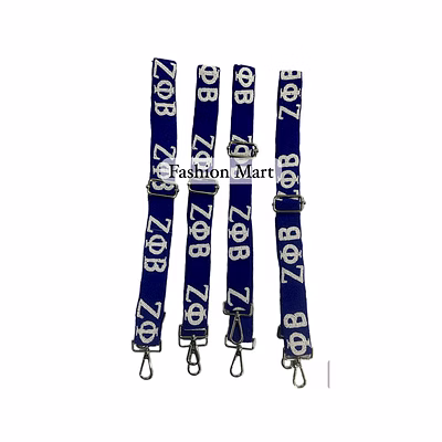 zeta phi beta beaded purse straps for sorority chapters