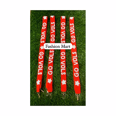go vols beaded straps for team merchandise programs