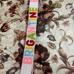 custom detachable seed-bead handbag straps exporter