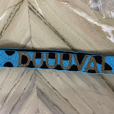 custom seed-bead guitar strap wholesale
