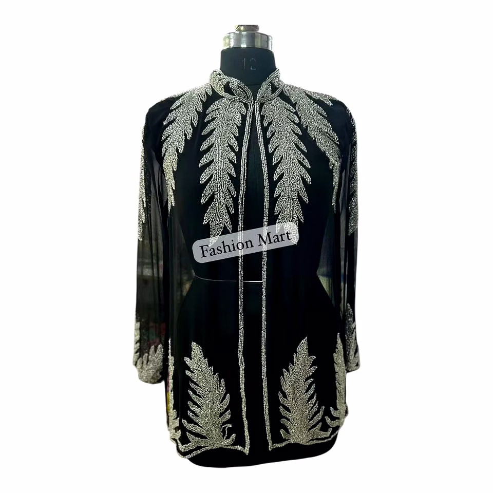 long embroidered boho kimono for retail stores