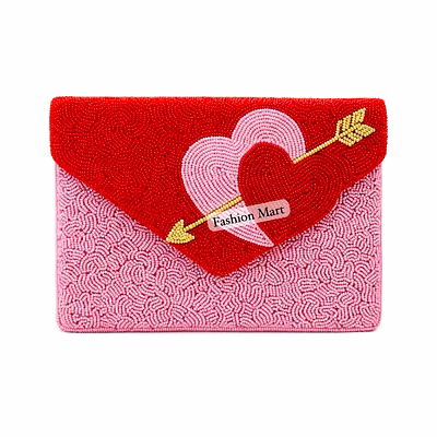 hand-beaded valentine evening bags for boutique displays