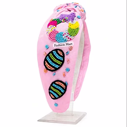 pastel beaded easter headbands wholesale