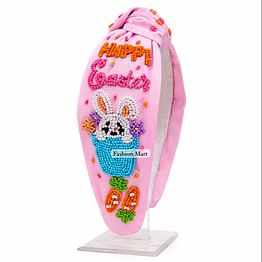 hand beaded easter hairbands for kids accessories
