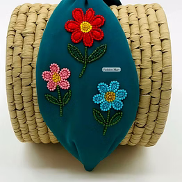 colorful beaded hairbands for boutique girls & women's collections