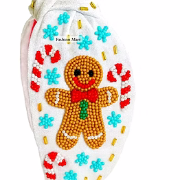 christmas beaded hairbands for kids accessories