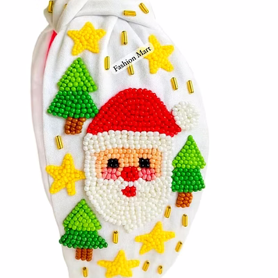 christmas motif beaded headbands wholesale