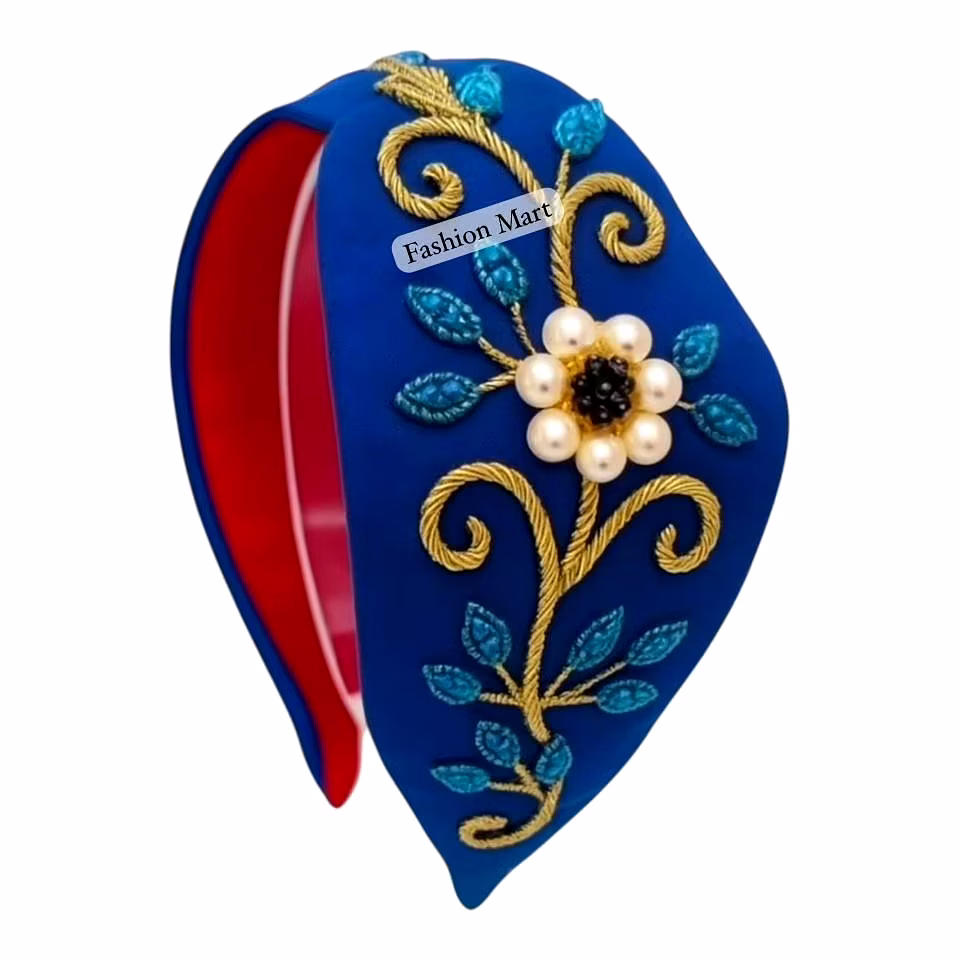 gold floral beaded headbands manufacturer