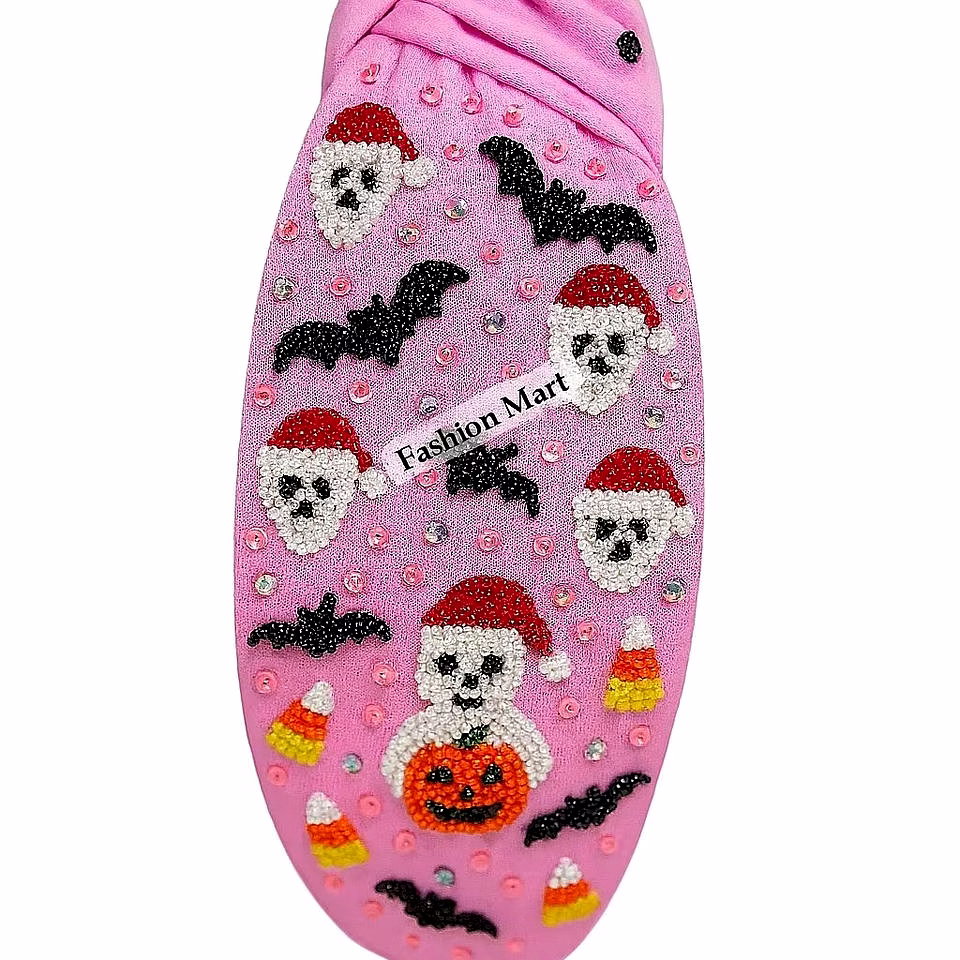 spooky hand-beaded halloween headbands for retail stores