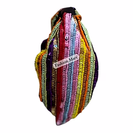 embroidered beaded headbands for boutique accessory lines