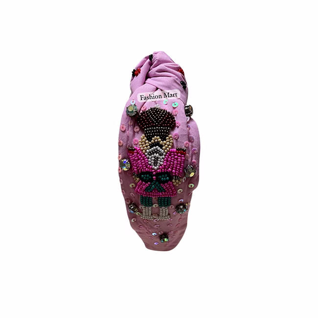 hand-beaded nutcracker headbands for kids collections