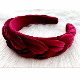 velvet wine-red hairbands exporter