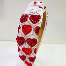pearl beaded headbands for valentine boutique collections