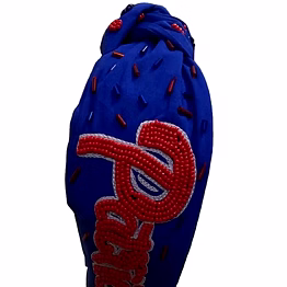 rhinestone headbands with beading for event and fan merchandise