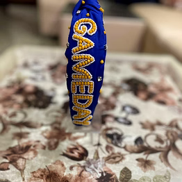 gameday pearl beaded headbands for boutique collections