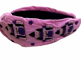 pink pearl beaded headbands for boutique accessories
