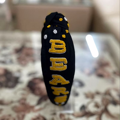 tiger spirit beaded headbands for college gameday retail
