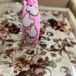 hand-beaded kids headbands for gameday accessories