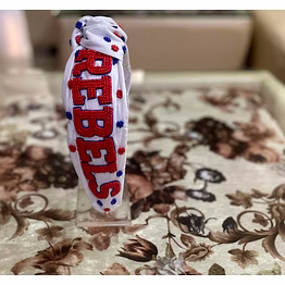beaded gameday headbands for retail stores