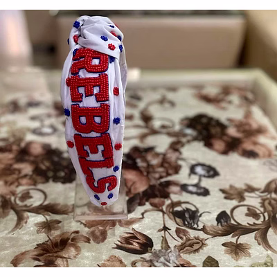 beaded gameday headbands for retail stores
