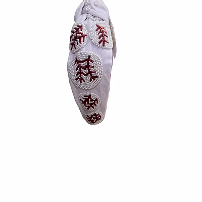 baseball seed bead hairbands wholesale