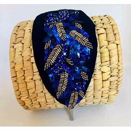 shaped hand-beaded headbands for boutique collections