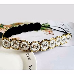 elastic jeweled headbands for accessory collections