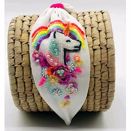 unicorn beaded hairbands for kids accessories
