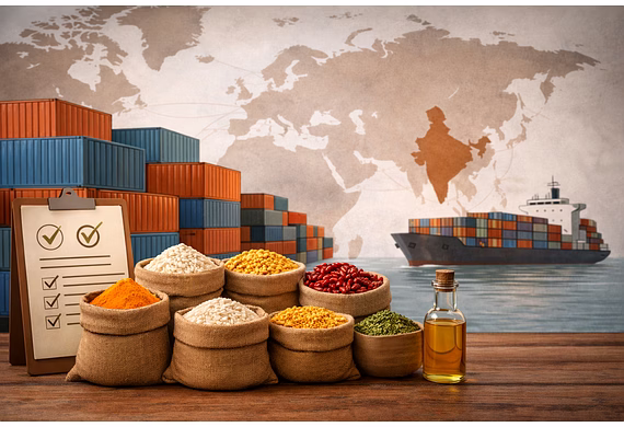India positioned as a global sourcing hub for export-grade food ingredients and agricultural product