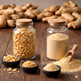 ginger powder & flakes bulk supplier | dehydrated spice ingredient for food manufacturers