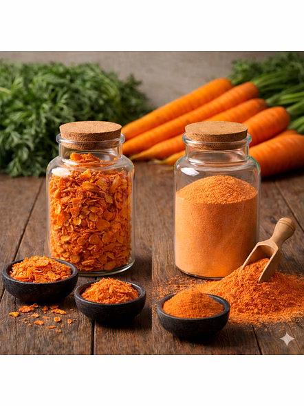 Carrot Powder Bulk Supplier | Dehydrated Powder Ingredient for Food & Beverage