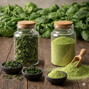 Spinach Powder Bulk Supplier | Dehydrated Powder Ingredient for Food & Beverage