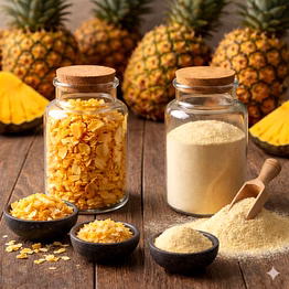 pineapple powder bulk supplier | dehydrated powder ingredient for food & beverage