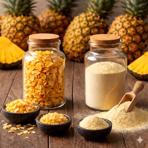 Pineapple Powder Bulk Supplier | Dehydrated Powder Ingredient for Food & Beverage