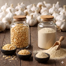 garlic powder & flakes bulk supplier | dehydrated spice ingredient for food manufacturers