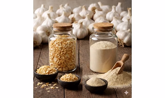 Garlic Powder & Flakes Bulk Supplier | Dehydrated Spice Ingredient for Food Manufacturers