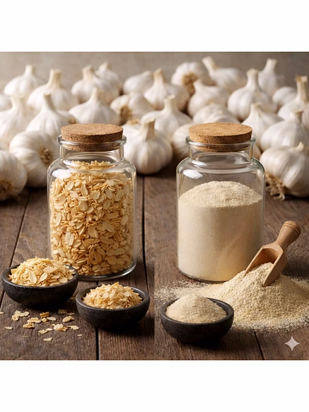 Garlic Powder & Flakes Bulk Supplier | Dehydrated Spice Ingredient for Food Manufacturers
