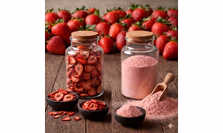 Strawberry Powder Bulk Supplier | Dehydrated Powder Ingredient for Food & Beverage