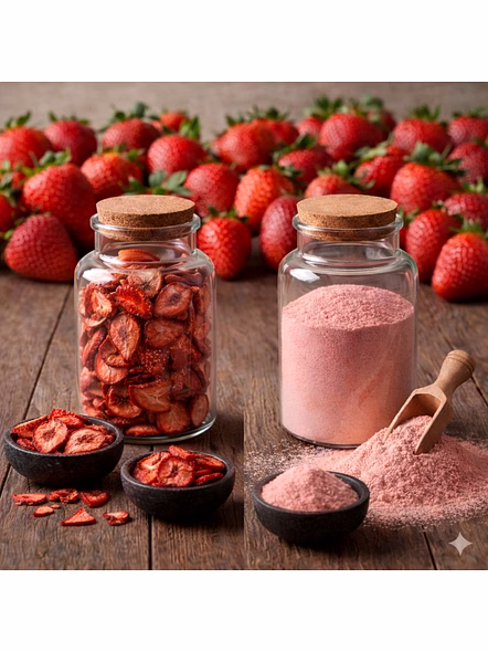 Strawberry Powder Bulk Supplier | Dehydrated Powder Ingredient for Food & Beverage