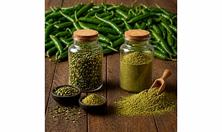 Green Chilli Powder & Flakes Bulk Supplier  | Dehydrated Spice Ingredient for Food Manufacturers