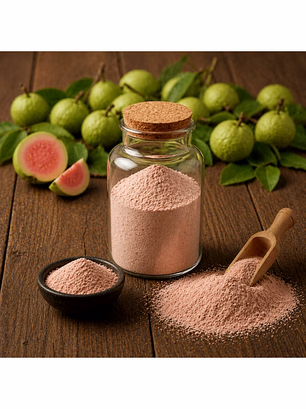 Guava Powder Bulk Supplier | Dehydrated Powder Ingredient for Food &amp; Beverage-12881642