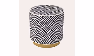basket weave pattern stool
