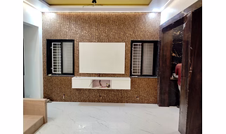 Tv showcase wall unit