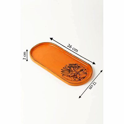 terracotta serving tray