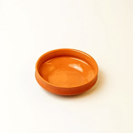 handcrafted terracotta glazed bowl