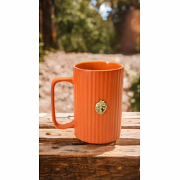 handcrafted terracotta mug